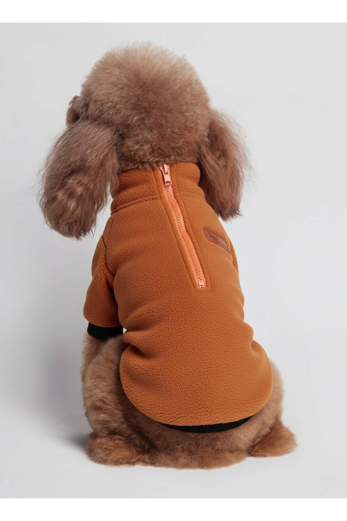 Fermuarlı Kahverengi Sweat